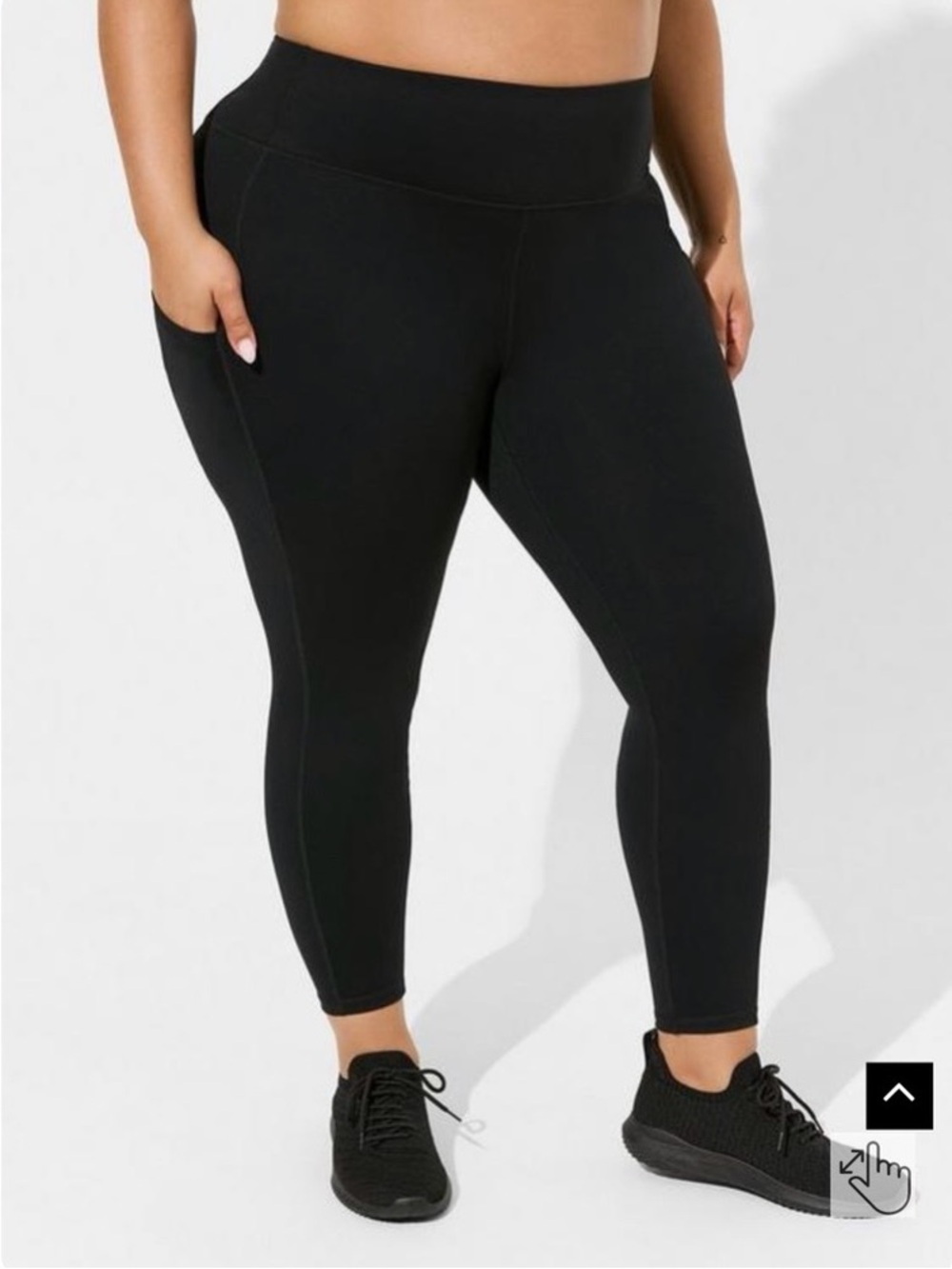 Torrid Performance Core Full Length Active Legging With Side Pockets - Size 1
